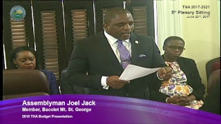 THA  Budget Presentation Fiscal Year 2018