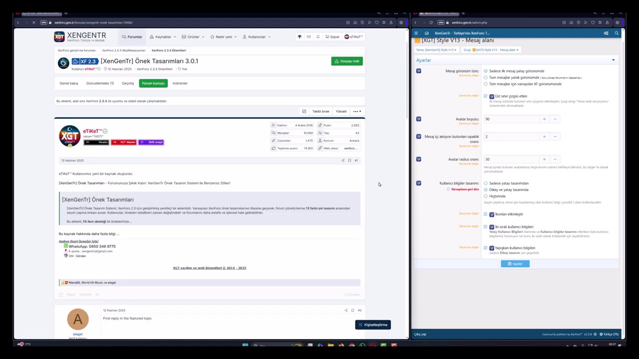 [XenGenTr] Style V13 - 13. Nesil Tema - Mesaj, konu alanları