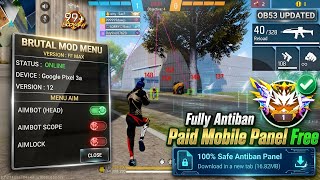 AIMKILL ☠️ MOD MENU 🔥Antiban FF Panel🔥Free Fire Injector🔥Ob50 Free Fire Hack😈FF panel Hac #gringoff