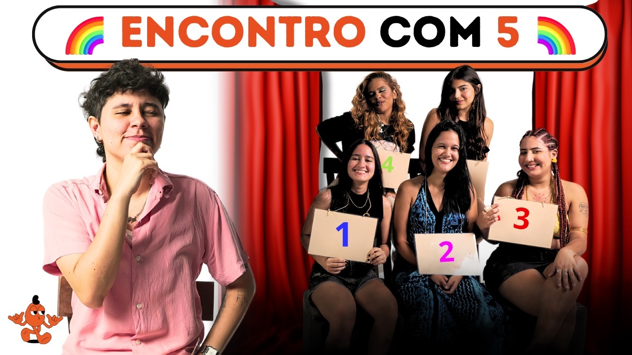 QUEM ELA VAI ESCOLHER? ENCONTRO ÀS CEGAS  🏳️‍🌈