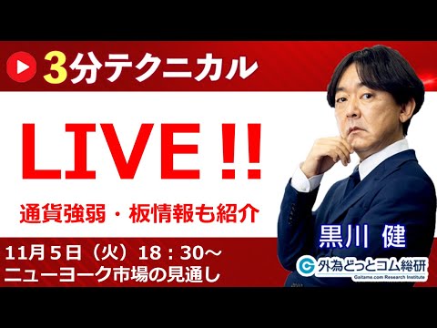見通しズバリ！3分テクニカル分析「ライブ‼」 NY市場の ...
