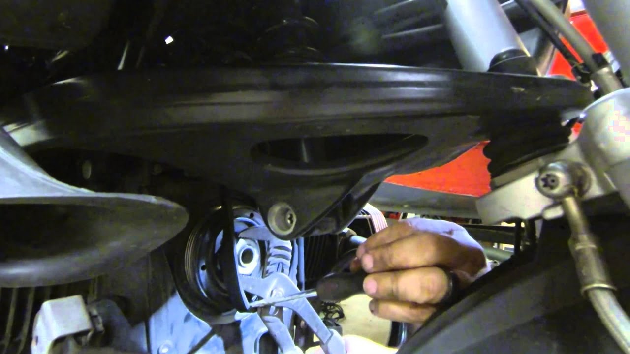 BMW 1200RT Alternator Belt Replacement YouTube