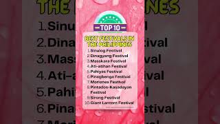 Top 10 Best Festivals in the Philippines #Philippines #Festivals
