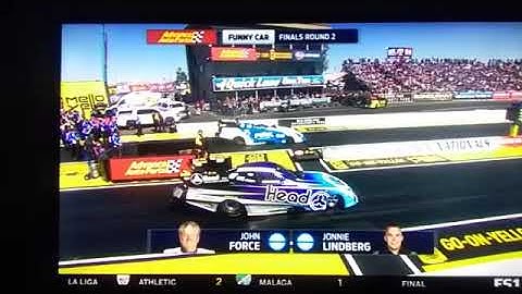 John Force crash at Phoenix