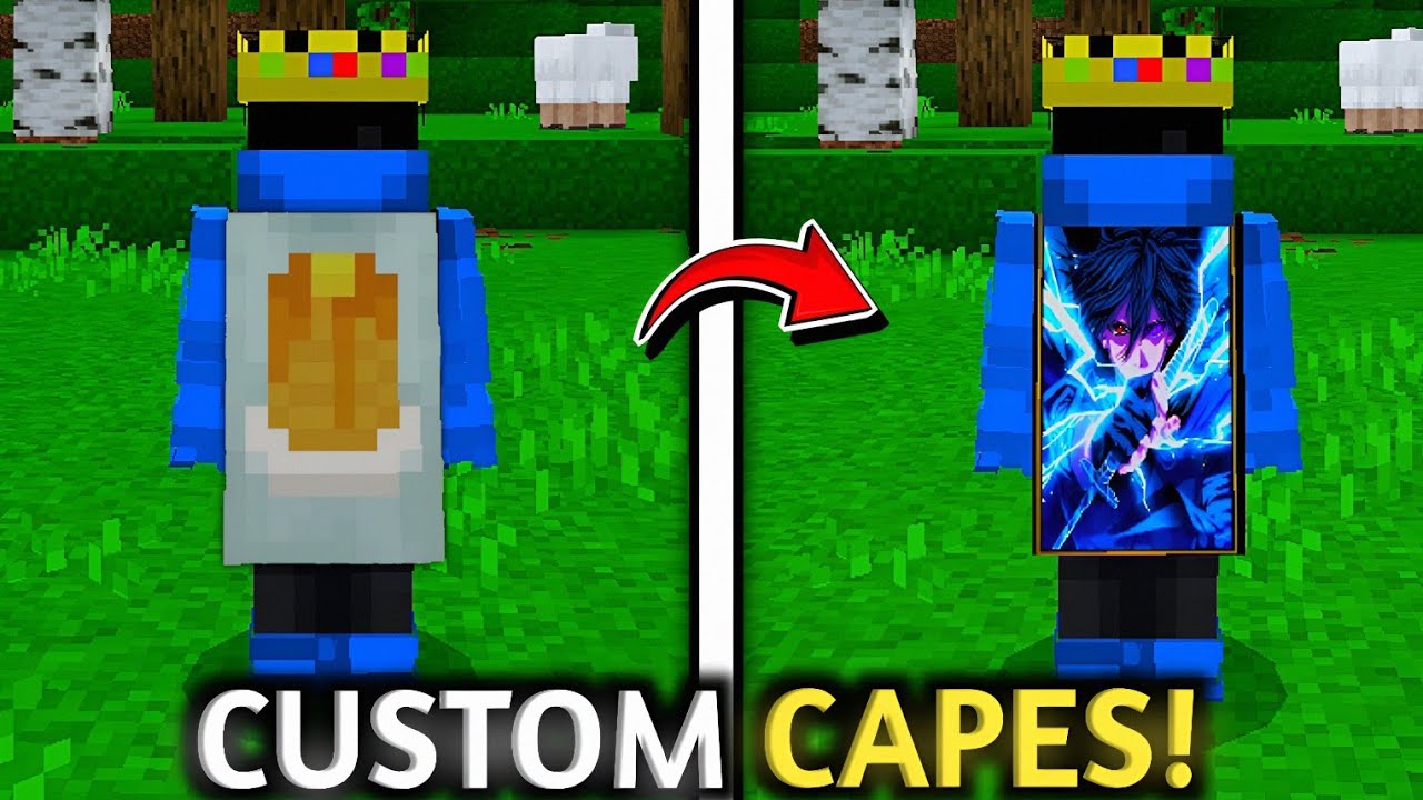 How To Make Own Custom Cape | Minecraft Pocket Edition | Bedrock Edition ||