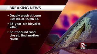 Bicyclist killed in Olathe, Kansas, crash