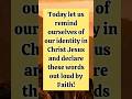 Declare It Now: My Real Glory Is in Christ Jesus!