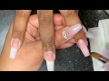 Acrylic Ombré Nails Tutorial | Glow In The Dark Nails | Acrylic Nails Full Set