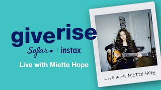 Miette Hope - LIVE  | Sofar NYC | give rise