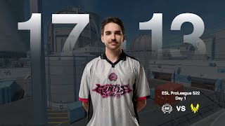 Sausol (17-13) || Gentlemates (13) vs Vitality (6) || ESL Pro League S22