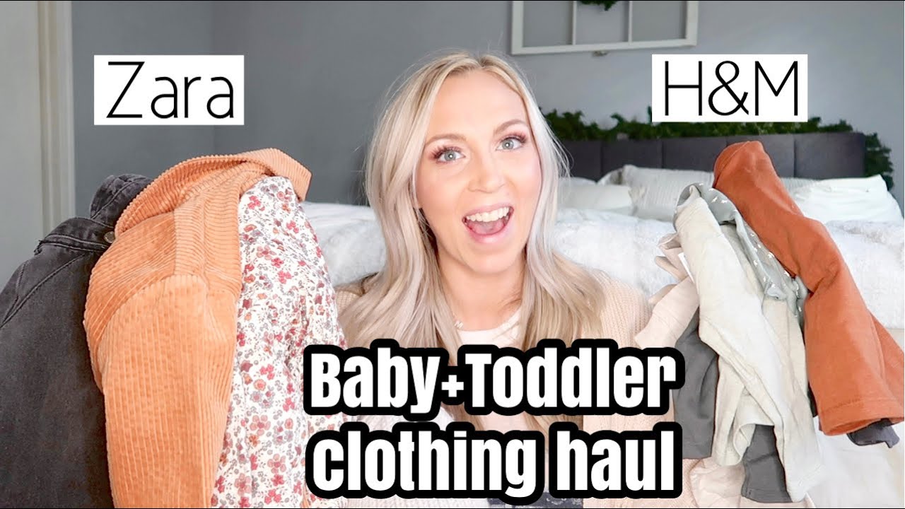 HUGE BABY + TODDLER CLOTHING HAUL 2021| ZARA AND H&M