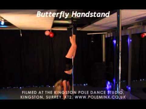 Pole Dancing Moves Demo: Butterfly Handstand