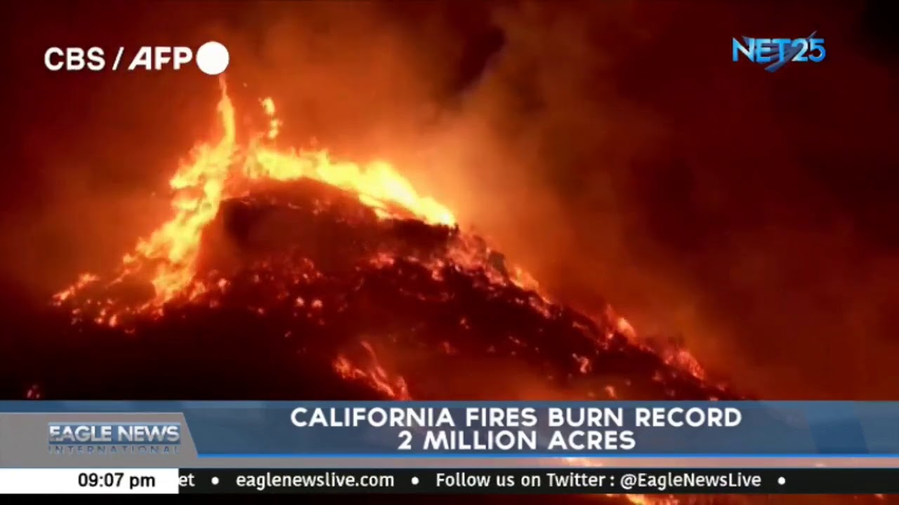 California fires burn record 2 million acres