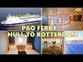 Ferry hull to rotterdam  po pride of hull 4k