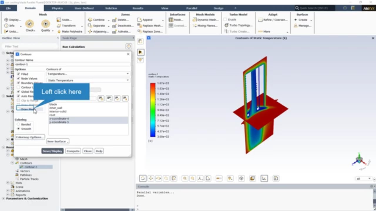 Turbine Blade Cooling CFD Simulation - YouTube