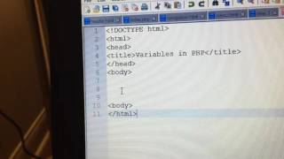 Simple PHP Tutorial - Variables