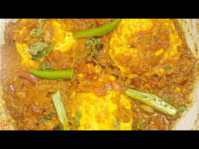 FLUFFY & Delicious FRIED EGG CURRY With a GOOEY Centre