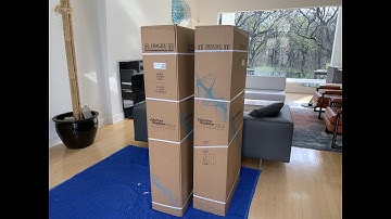 Unboxing Martin Logan ElectroMotion ESL X Floorstanding Speaker