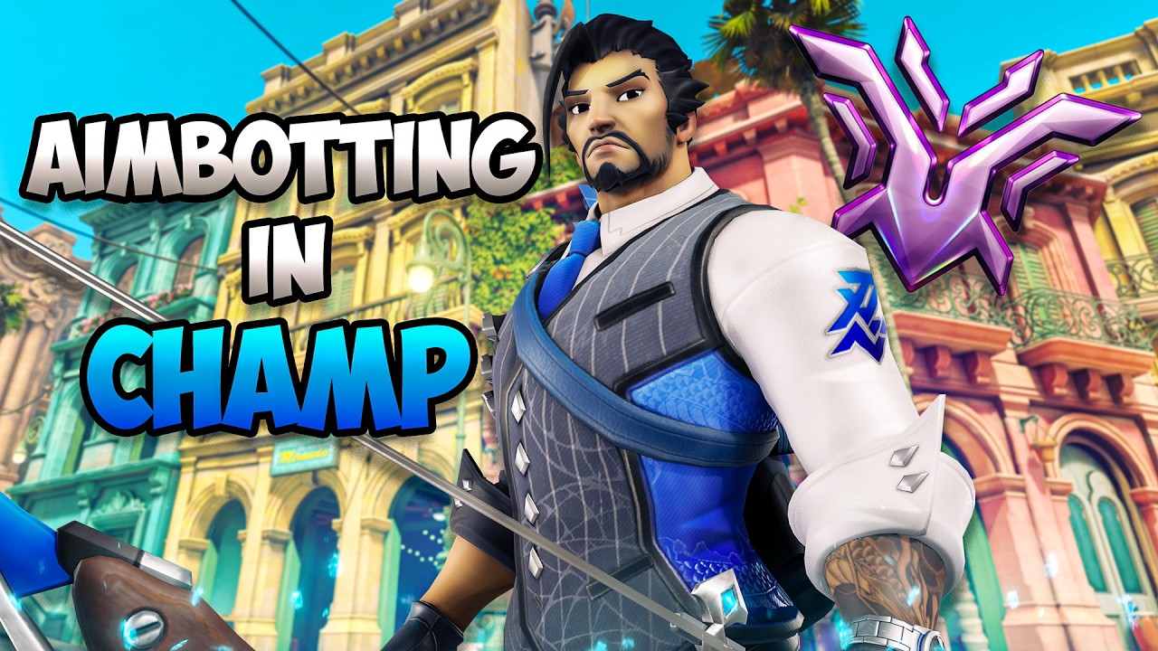 Making Hanzo look BROKEN in Champion! (Overwatch)