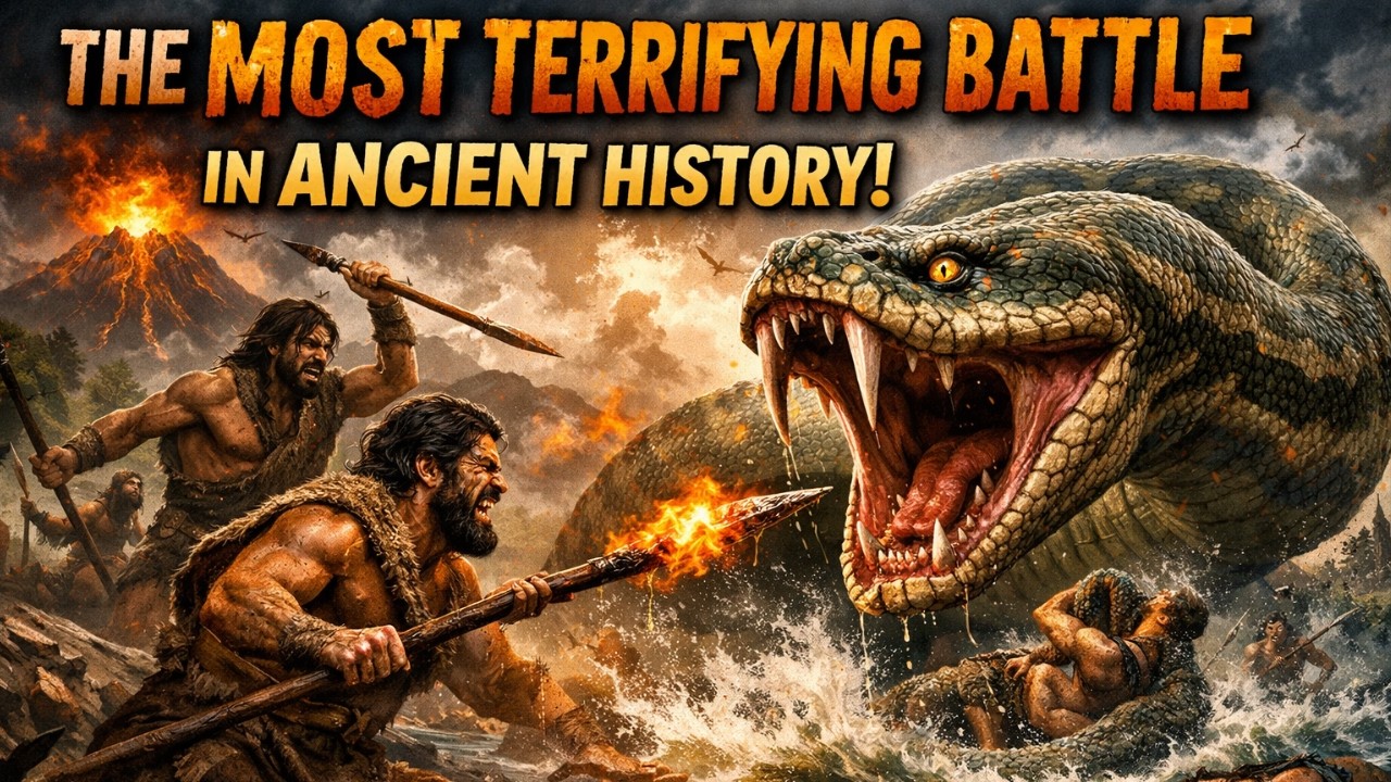 Prehistoric Humans vs Titanoboa: The Most Terrifying Battle in Ancient ...