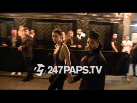 New Exclusive The Weeknd With Girlfriend Bella Hadid At Club Up And Down In Nyc Youtube