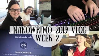 NaNoWriMo 2019 Week 2 Vlog - 10k Writing Challenge!