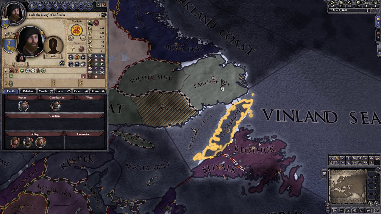 Sons Of Vinland! ~~ Let's Play Crusader Kings II! Leif The Lucky! I