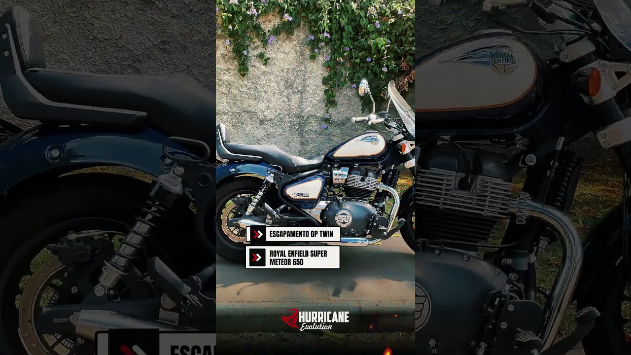 Capa do vídeo Escapamento GP Twin Royal Enfield Super Meteor 650