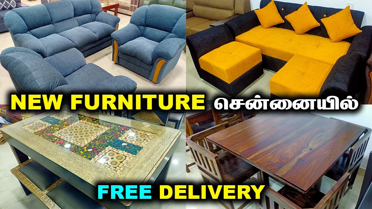 NEW FURNITURE மலிவான விலையில் EMI and Free Delivery Online