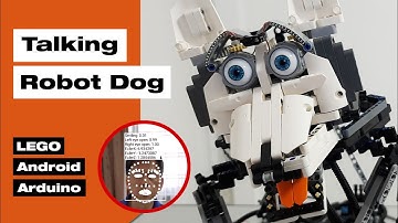 Talking Arduino Robot Dog using LEGO