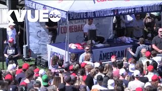 Manhunt underway for shooter in Charlie Kirk's death