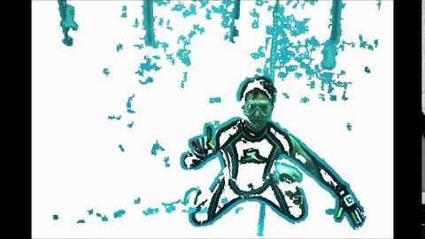Diver point cloud from stereo camera 1