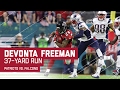 Devonta freeman breaks huge run  patriots vs falcons  super bowl li highlights