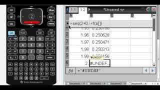 Approximating a Limit on the TI-Nspire