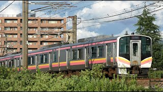 信越本線上り快速直江津行き【4K】E129系B3編成