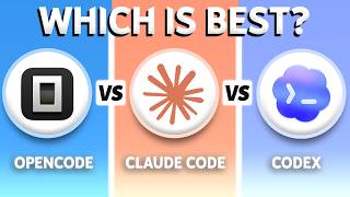 Opencode vs Claude Code vs Codex (2026) - Which One Is BEST?