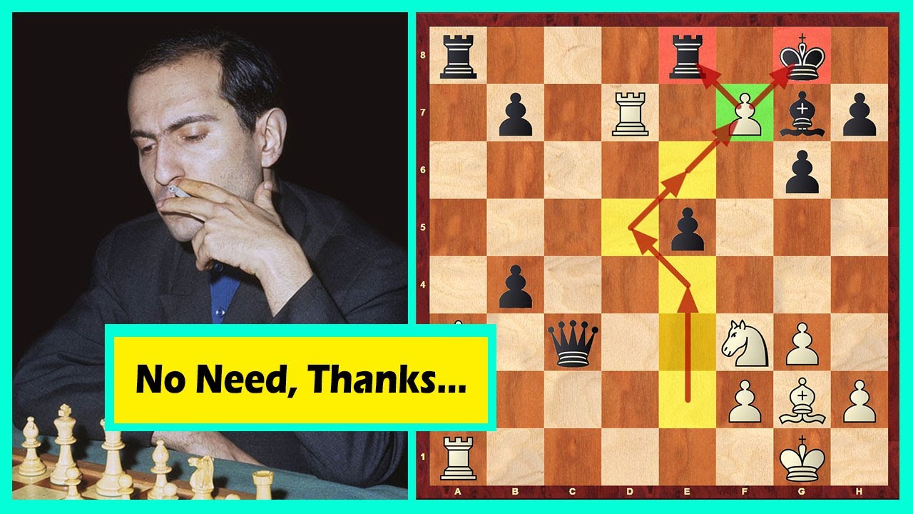 Mikhail Tal Needs No Queen