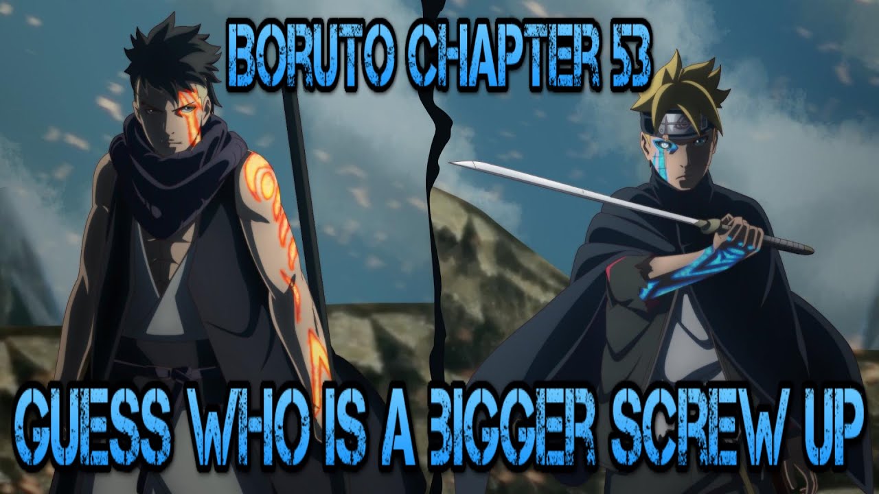 Boruto chapter 53 Why you so dumb