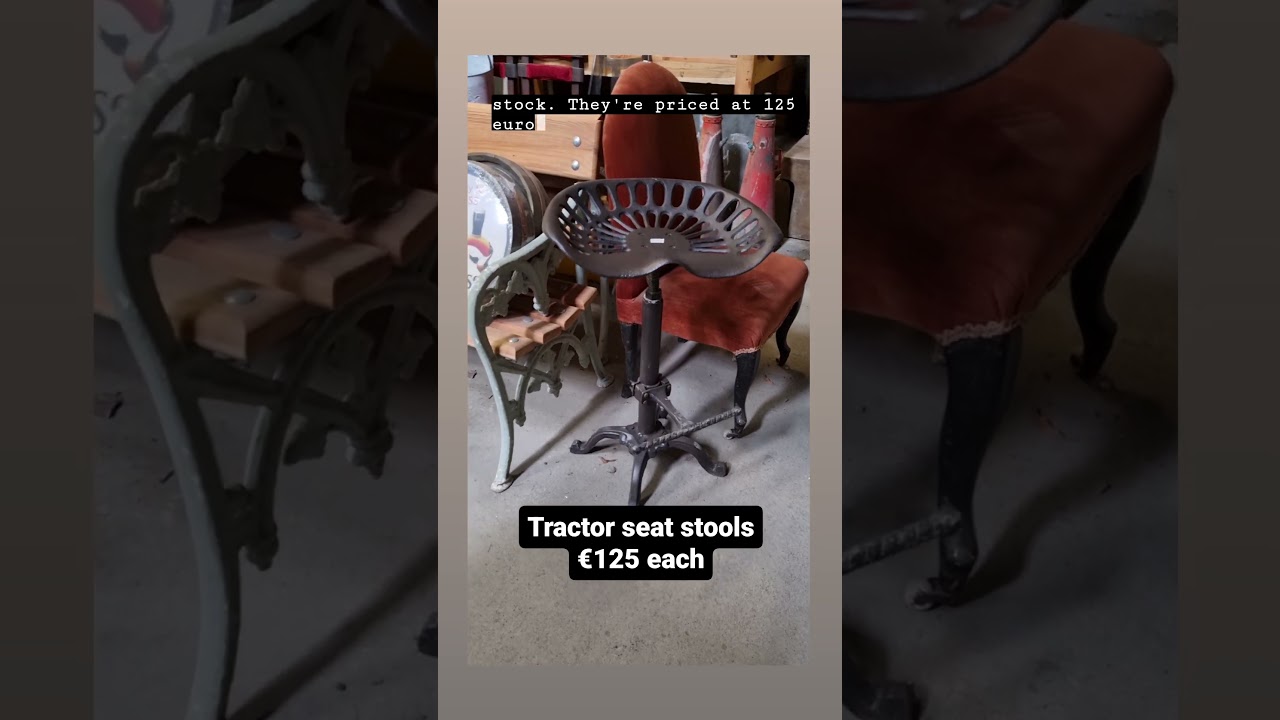 Tractor seat stools in stock