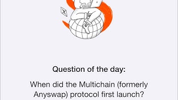 When did the Multichain (formerly Anyswap) protocol first launch? Question Of The Day |Time Farm Ans