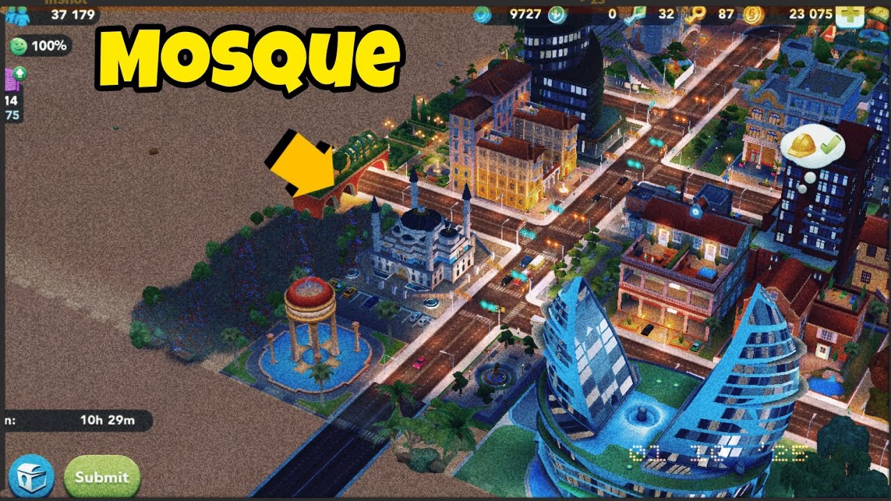 I built an Arabian city with a beautiful Mosque🕌 | SimCity Built it Arabian Nights Challenge #gaming