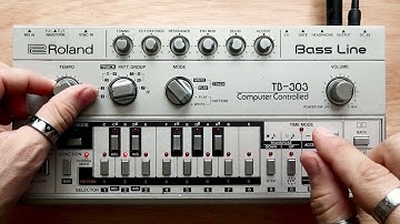 Roland TB-303 baslijn in actie