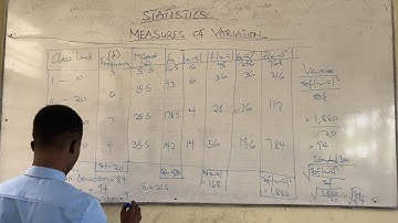 MEASURES OF VARIATION