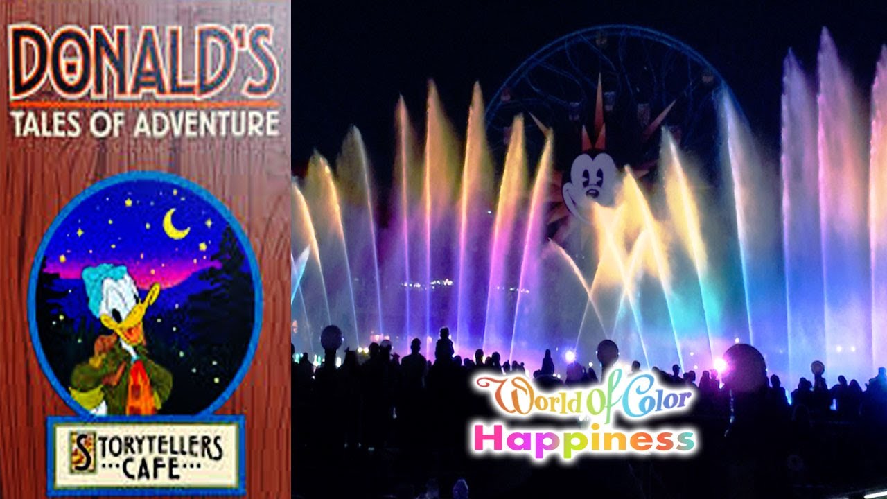 DISNEY DINNER & DESSERTS! 🍰 Donald's Tales of Adventure & World of Color VIP View! (01/16/26)
