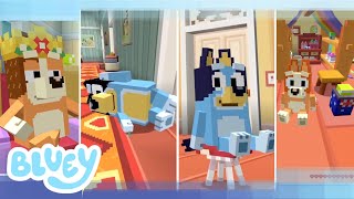 Bluey x Minecraft 1 Hora de Referencias y Secretos ❤️
