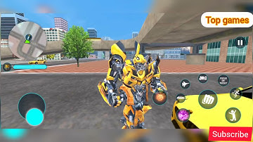 mobile games top Robot game car games shooting games grand Robot car transform 3D game