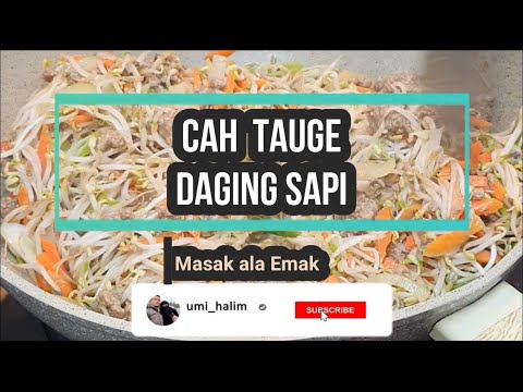 Resep Tumis Tauge Daging Sapi