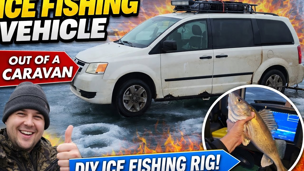 The best DIY ice fishing rig you'll probably ever see! 