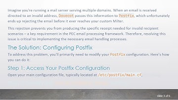 Solve the Issue of Postfix+ Dovecot Rejecting Invalid Recipients for Enhanced Email Processing