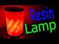 LED night lamp of resin - resin art